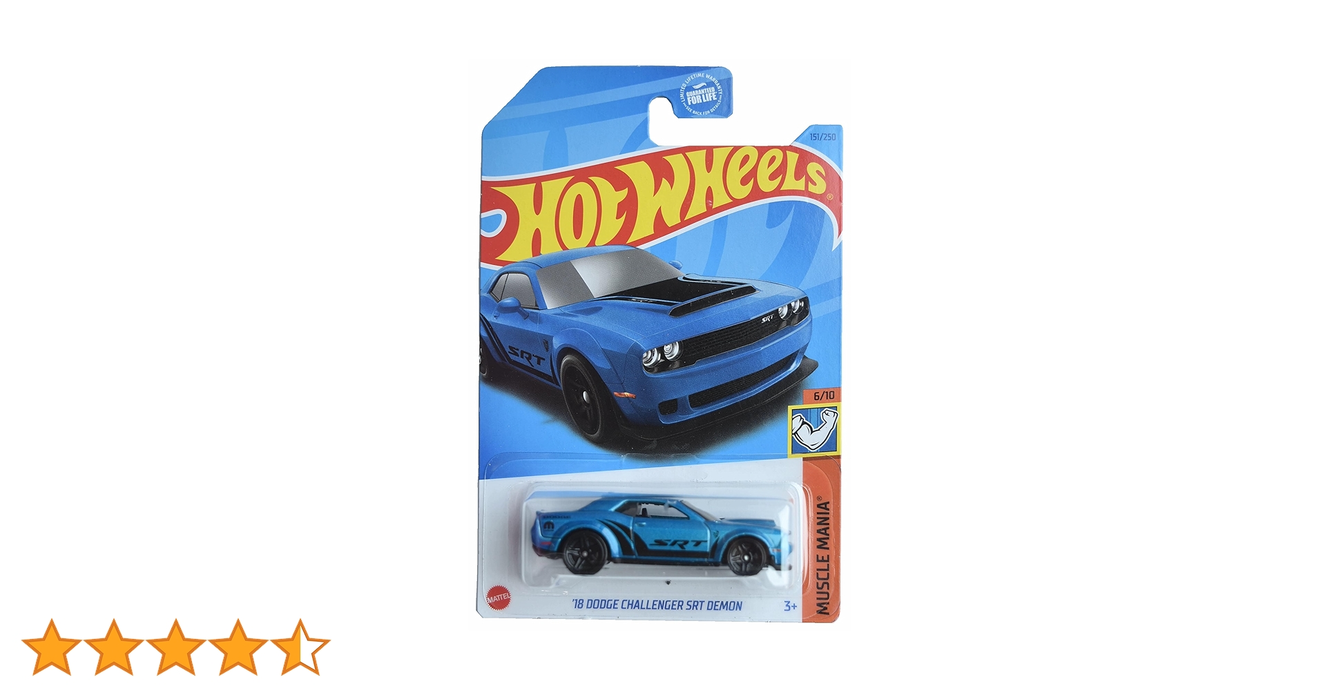 Amazon | Hot Wheels '18 ダッジ チャレンジャー SRT デーモン